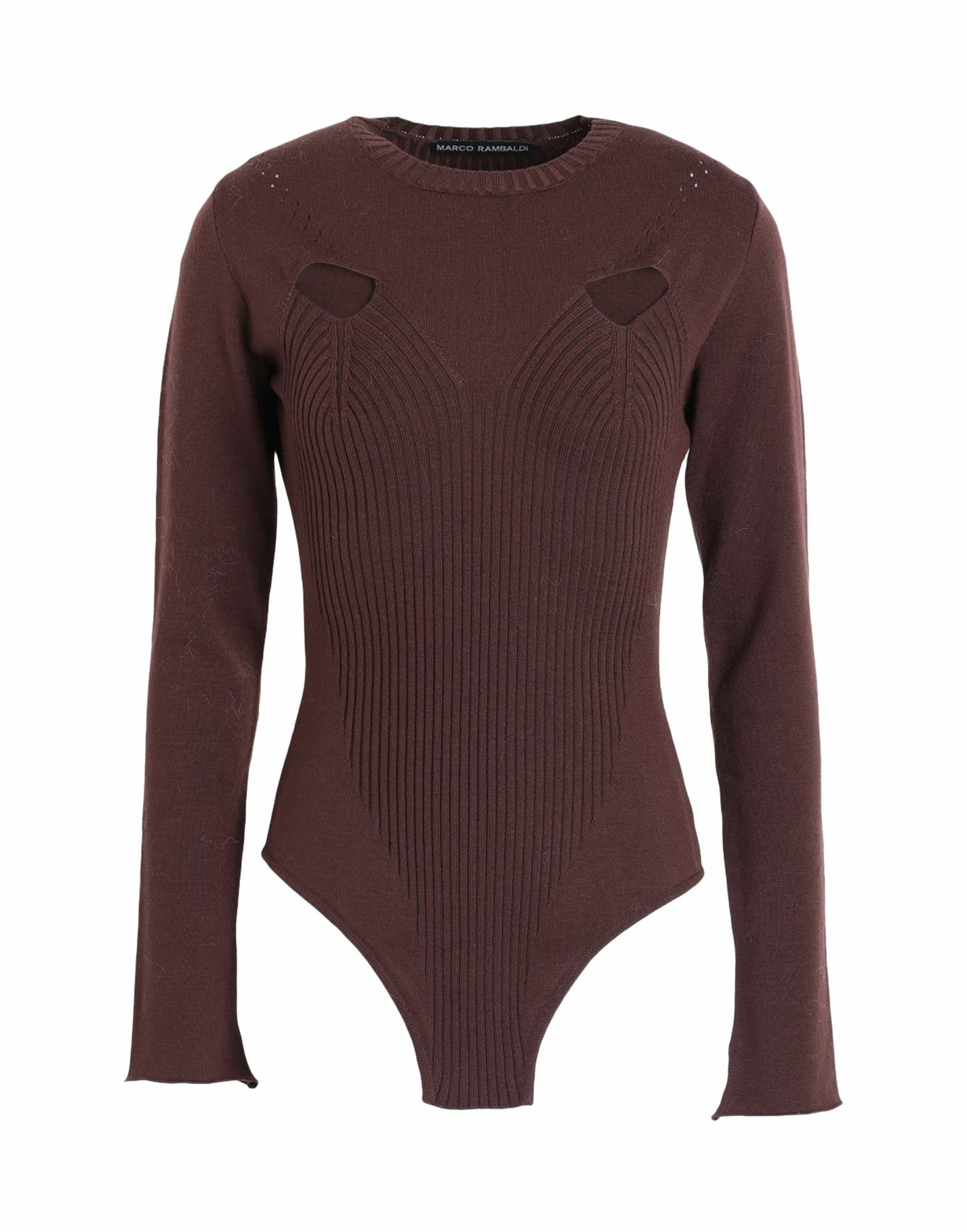 Marco Rambaldi Womens Sweater Chocolate in Brown