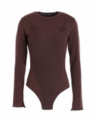 Marco Rambaldi Womens Sweater Chocolate in Brown
