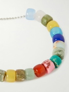 POLITE WORLDWIDE® - Healer Sterling Silver, Agate and Enamel Beaded Bracelet