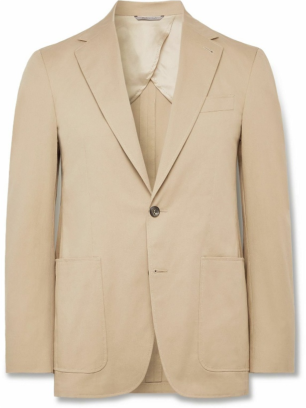 Photo: Canali - Cotton-Blend Suit Jacket - Neutrals