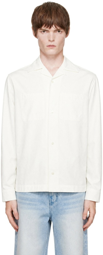 Photo: Carter Young White Luis Pyjama Shirt