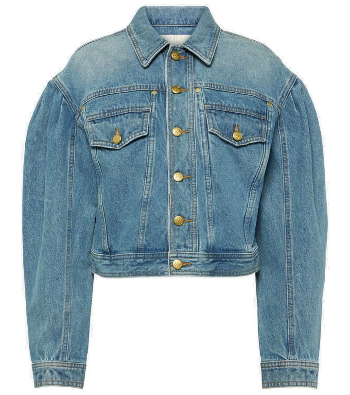 Photo: Ulla Johnson Cosette cropped denim jacket