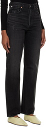 Citizens of Humanity Black Eva Relaxed Baggy Jeans