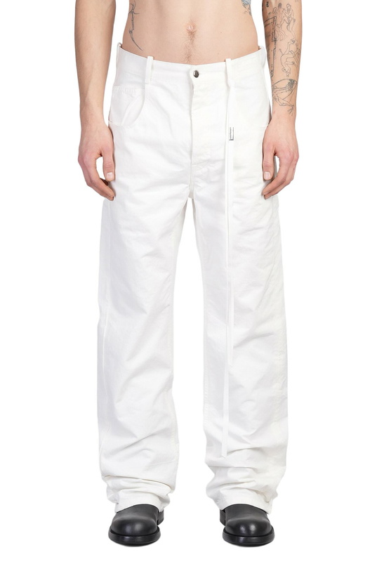 Photo: Ann Demeulemeester Ronald Pants In White Cotton