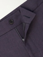 Zegna - Straight-Leg Linen-Twill Trousers - Blue