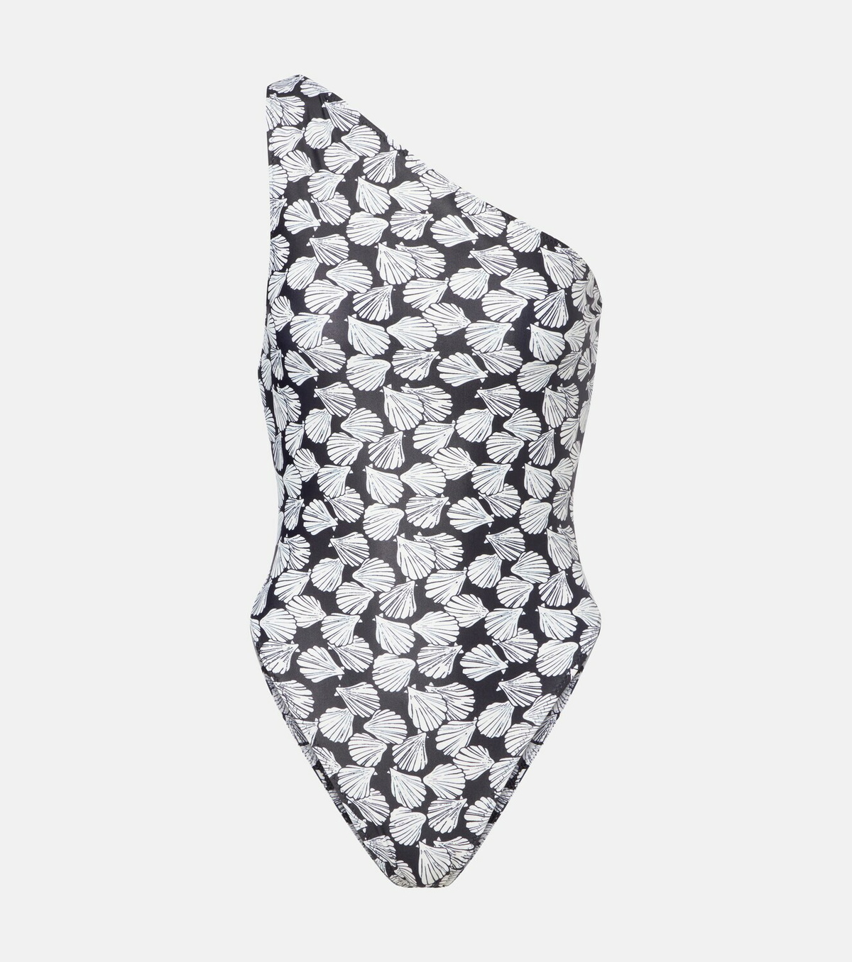 Same Printed one-shoulder swimsuit