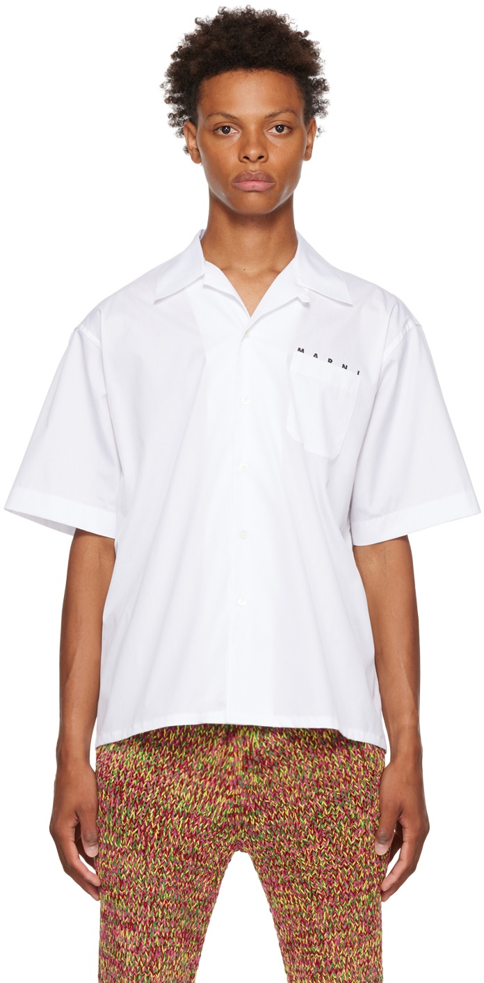 Marni White Poplin Shirt Marni
