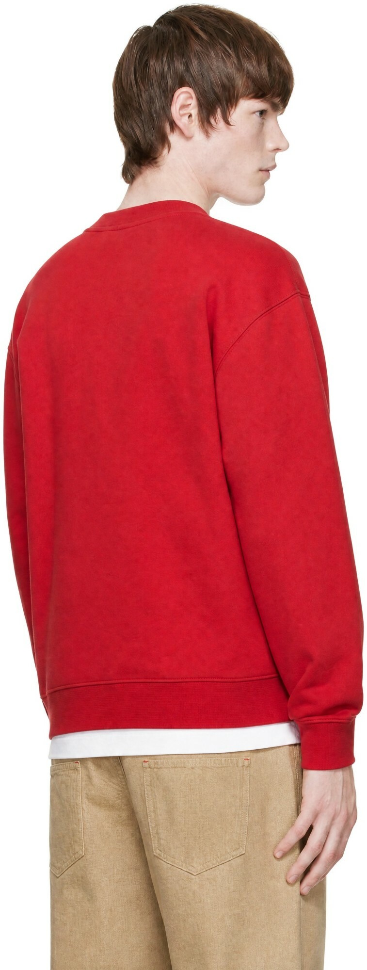 JACQUEMUS Red 'The Gros Grain' Sweatshirt