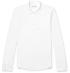 Orlebar Brown - Sebastian Waffle-Knit Cotton-Jersey Polo Shirt - Men - White
