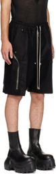 Rick Owens Black Tower Heizer Shorts