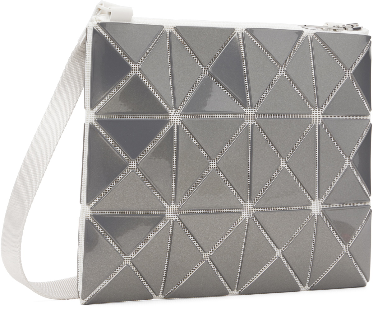 BAO BAO ISSEY MIYAKE Gray Lucent Metallic Bag