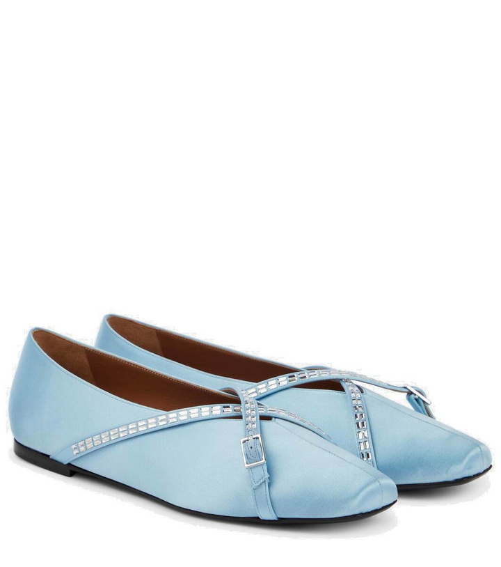 Photo: D'Accori Cara satin ballet flats