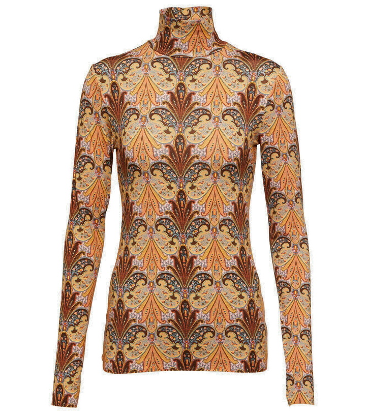 Photo: Etro Paisley jersey top