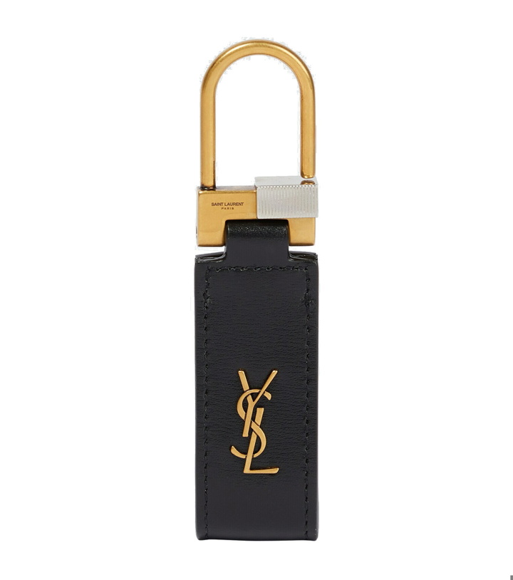 Photo: Saint Laurent - YSL leather keychain