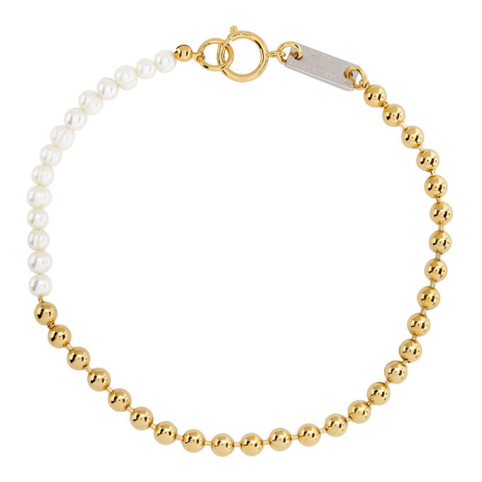 Photo: IN GOLD WE TRUST PARIS Gold Pearl Necklace