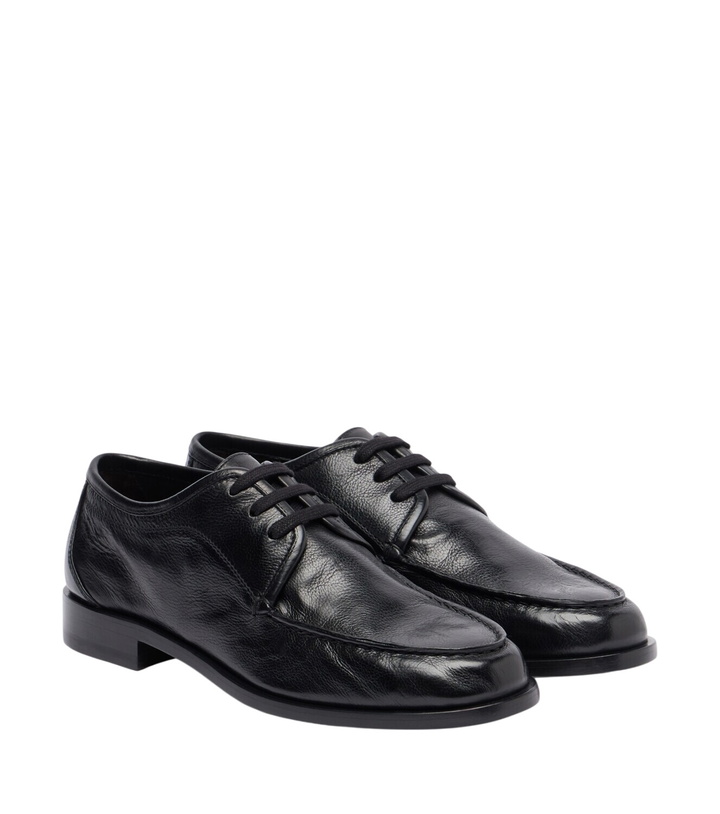 Photo: The Row Nino leather Derby shoes