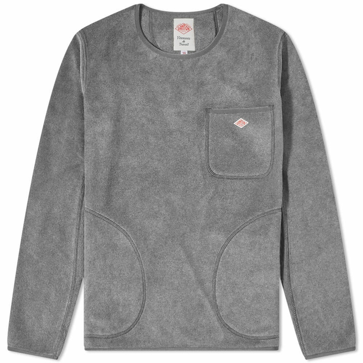 Photo: Danton Men's Fleece Crew Neck in Grey