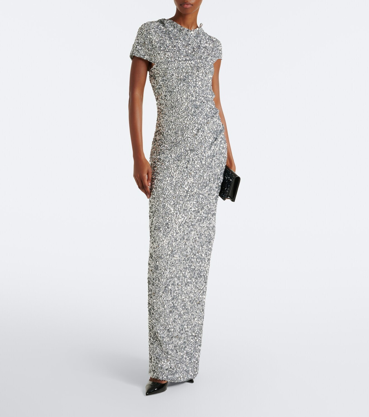 Rachel Gilbert Zayn embellished gown