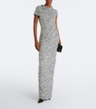 Rachel Gilbert Zayn embellished gown