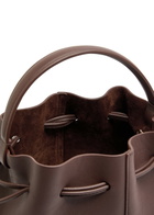 Mansur Gavriel Flores Grained Leather Bucket bag - Chocolate - One Size