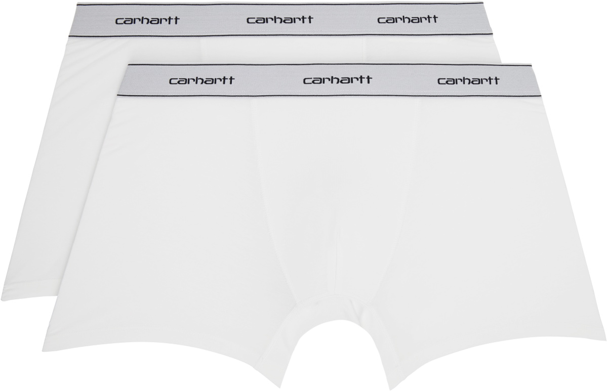 Carhartt Work In Progress Two-Pack White Cotton Boxers