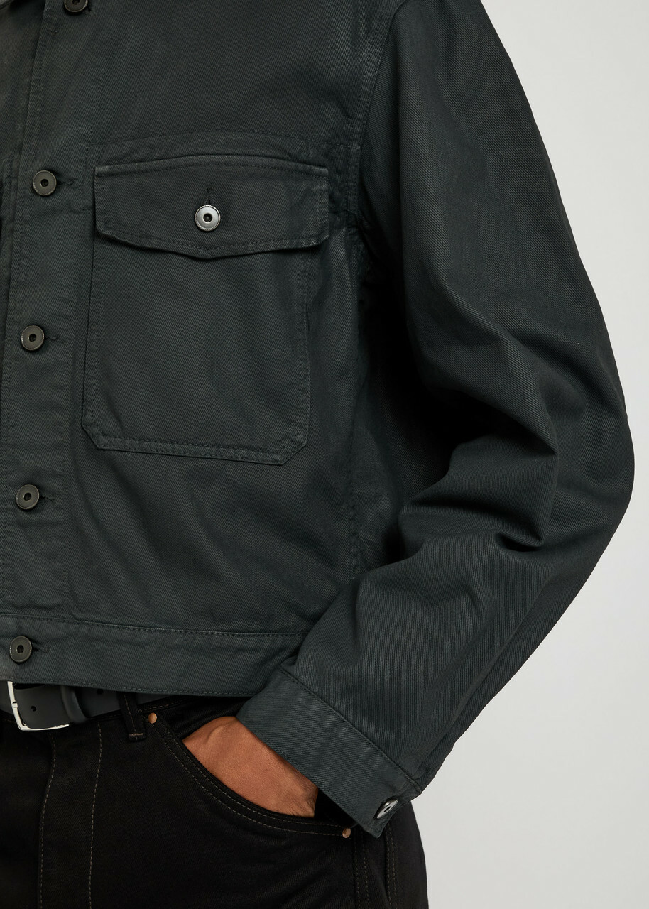 Lemaire Denim Jacket Dark Grey