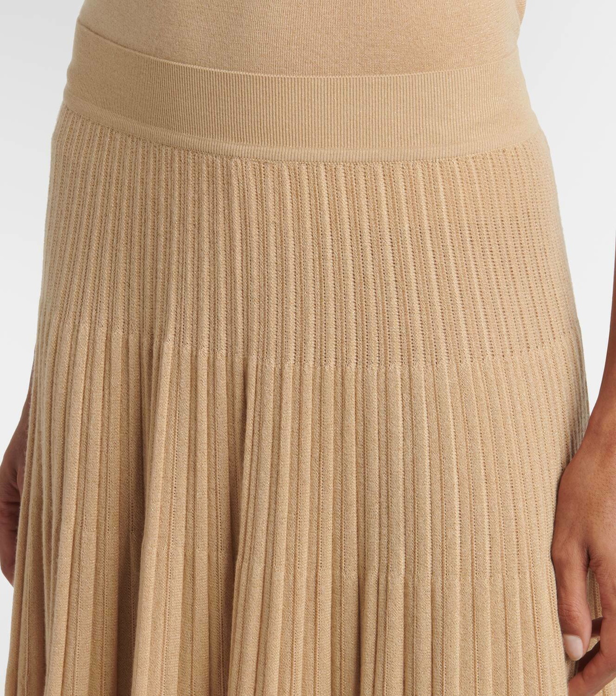 Loro Piana Luciole cashmere-blend maxi skirt Loro Piana