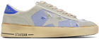 Golden Goose Gray & Blue Stardan Sneakers