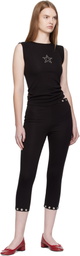 Miaou Black Carla Capri Leggings