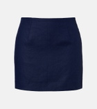 Faithfull Jane linen miniskirt