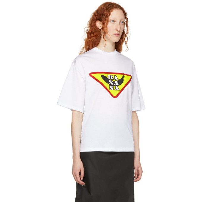 Prada White Banana T-Shirt