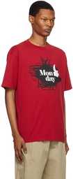 UNDERCOVER Red 'Monday' T-Shirt