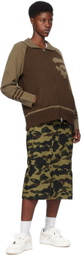 BAPE Brown Intarsia Sweater