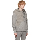 John Elliott Grey Cashmere Beach Hoodie