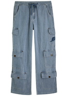 Honor The Gift Motorhead Denim Cargo Trousers Navy