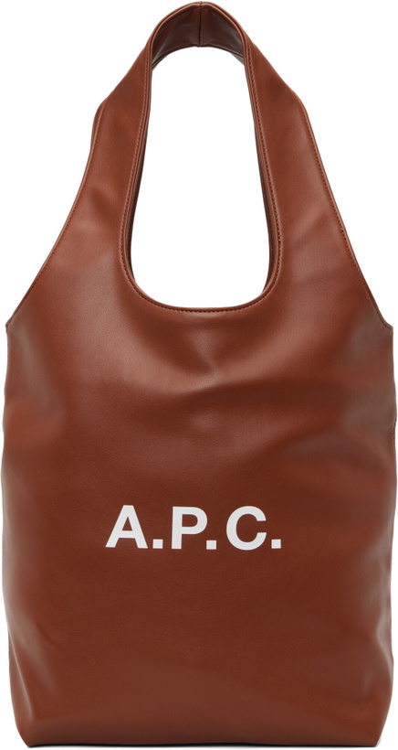 Photo: A.P.C. Brown Ninon Small Tote