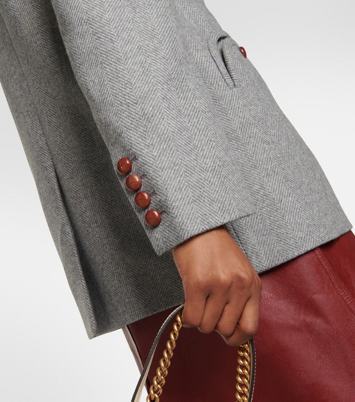 ジャケット Blaze Milano Brown wool pied de poule double-breasted blazer Blazé Milano Brown wool pied de poule double-breasted blazer