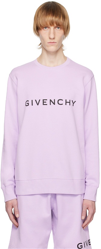 Photo: Givenchy Purple Archetype Sweatshirt