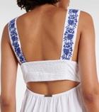Heidi Klein Cannes embroidered cotton maxi dress