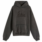 Alexander Wang Women's Skyline Print Hoodie in Grey
