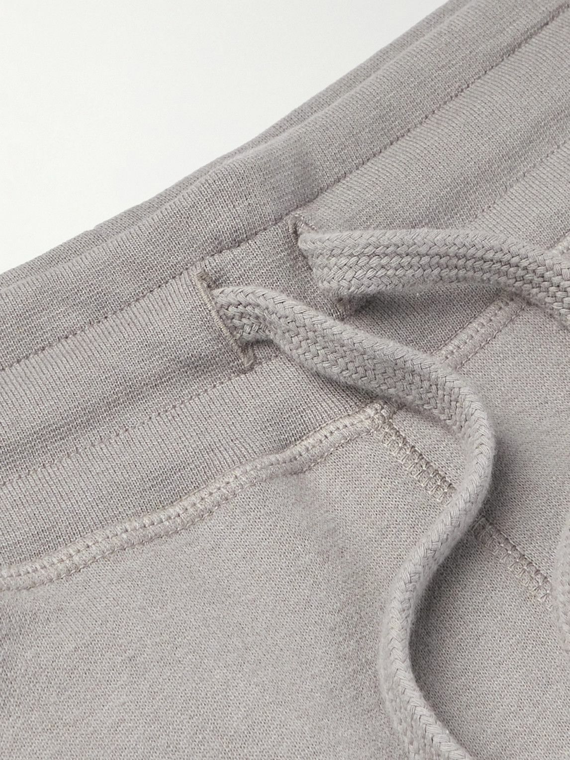 Kingsman - Tapered Cotton and Cashmere-Blend Jersey Sweatpants - Gray ...