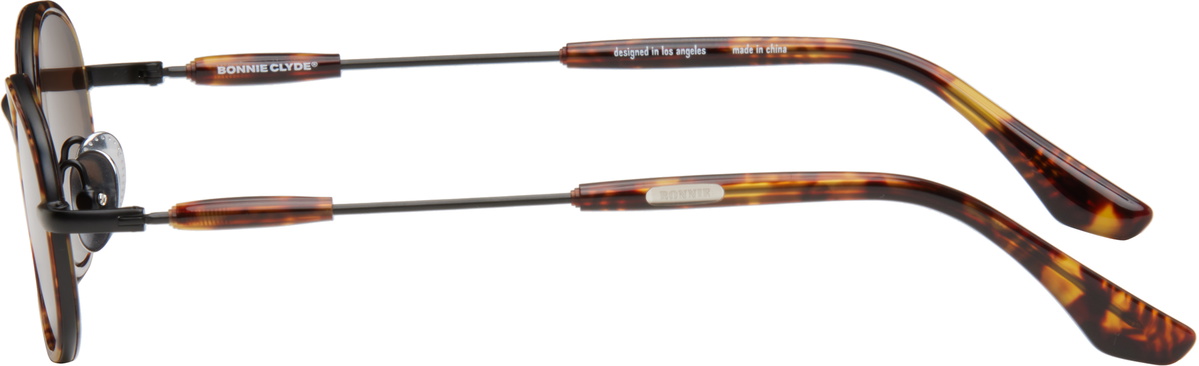 BONNIE CLYDE Brown Bicycle Sunglasses