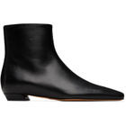 Proenza Schouler Black Trap Flat Ankle Boots