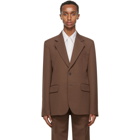 Lemaire Brown Slim-Fit Jacket