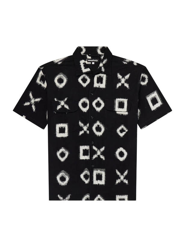 Photo: Monitaly - Milano Cotton-Jacquard Shirt - Black
