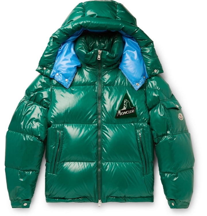 Photo: Moncler - Wilson Quilted Shell Hooded Down Jacket - Green