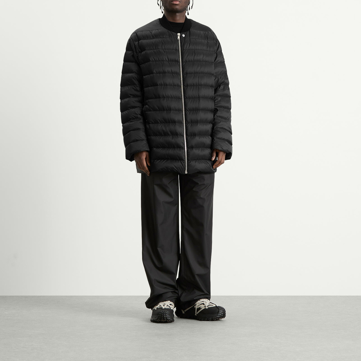 Rick Owens x Moncler Flight Parka Jacket in Black