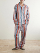 Derek Rose - Wellington 61 Striped Cotton Pyjama Set - Pink