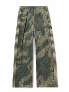 KAPITAL - Camouflage-Print Cotton-Jersey Sweatpants - Blue