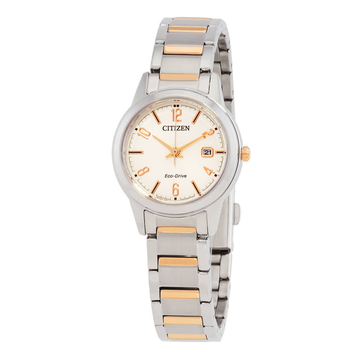 Photo: Citizen Lady Copper Dial Two-Tone Watch FE1244-72A